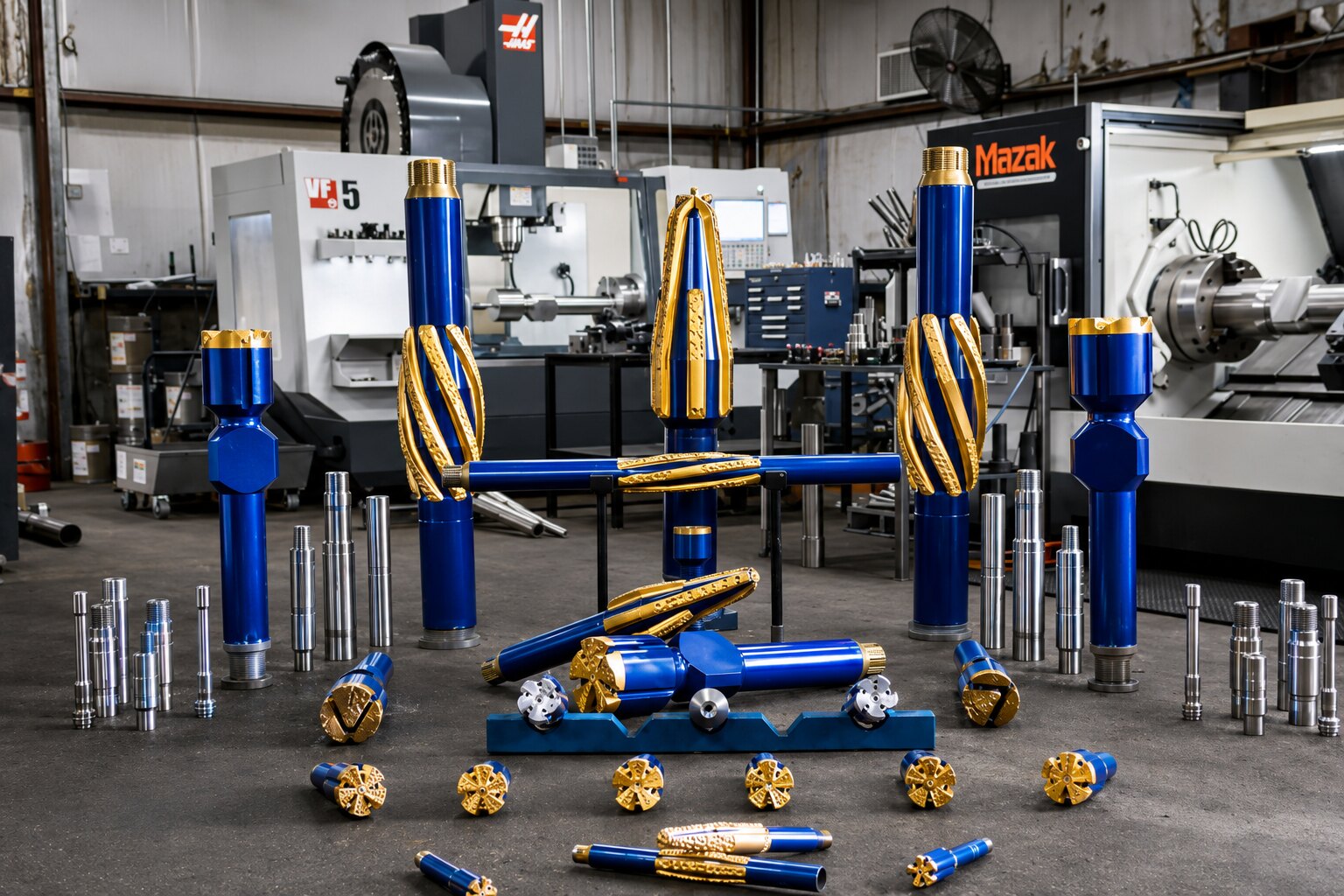 FAMCO finished oilfield tools in the Houston machine shop